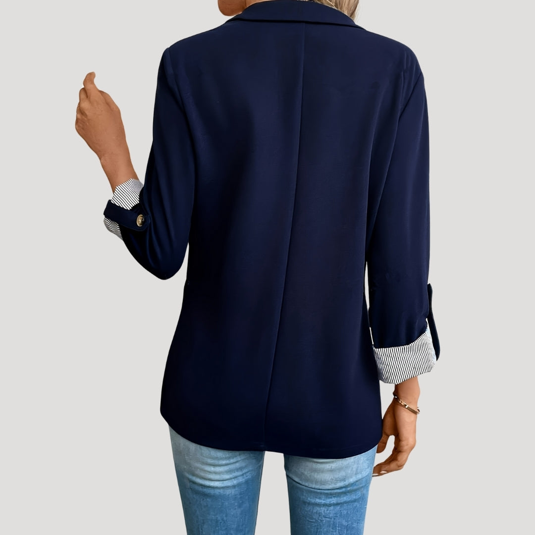 Blaire | Women’s Classic Tailored Blazer with Roll-Up Sleeves