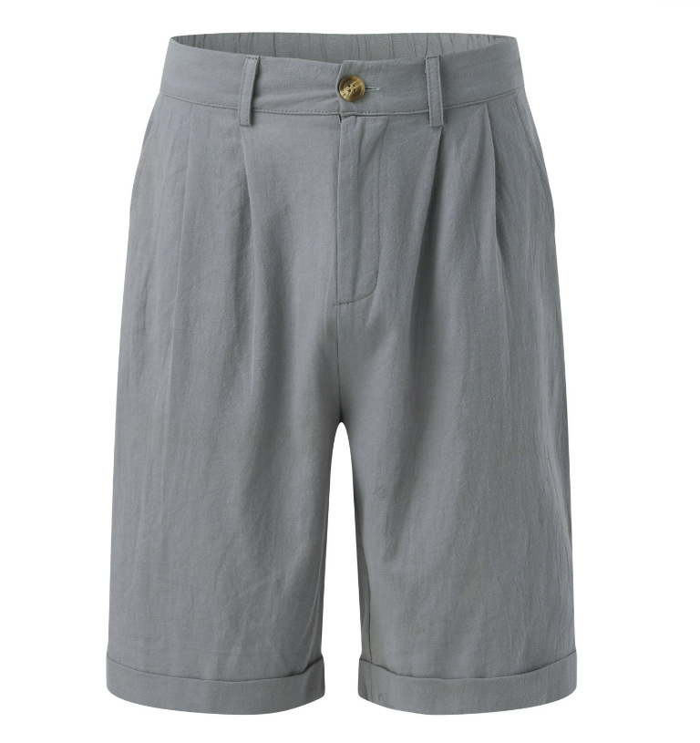 Jasper | Men’s Smart Casual Summer Shorts with Folded Hem