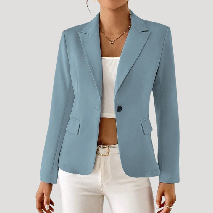 Camille | Women’s Lightweight Fitted Blazer with One Button
