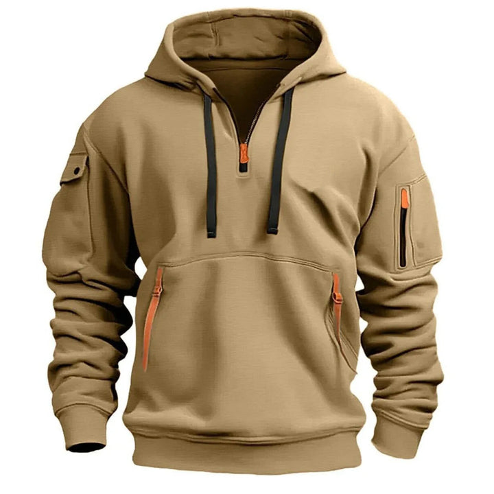 Jordan | Men's Quarter-Zip Hoodie with Multiple Pockets