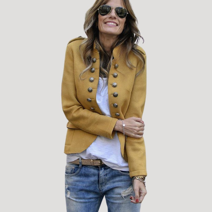 Briony | Women’s Blazer with Gold Buttons