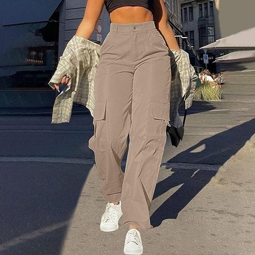 Kiara | Women’s High-Waist Cargo Trousers