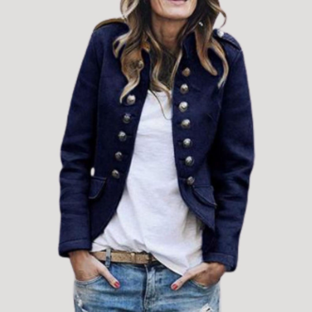Briony | Women’s Blazer with Gold Buttons