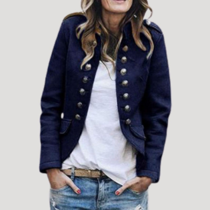 Briony | Women’s Blazer with Gold Buttons