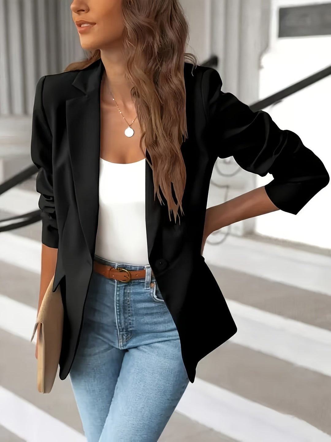 Camille | Women’s Tailored Fit Blazer with One Button
