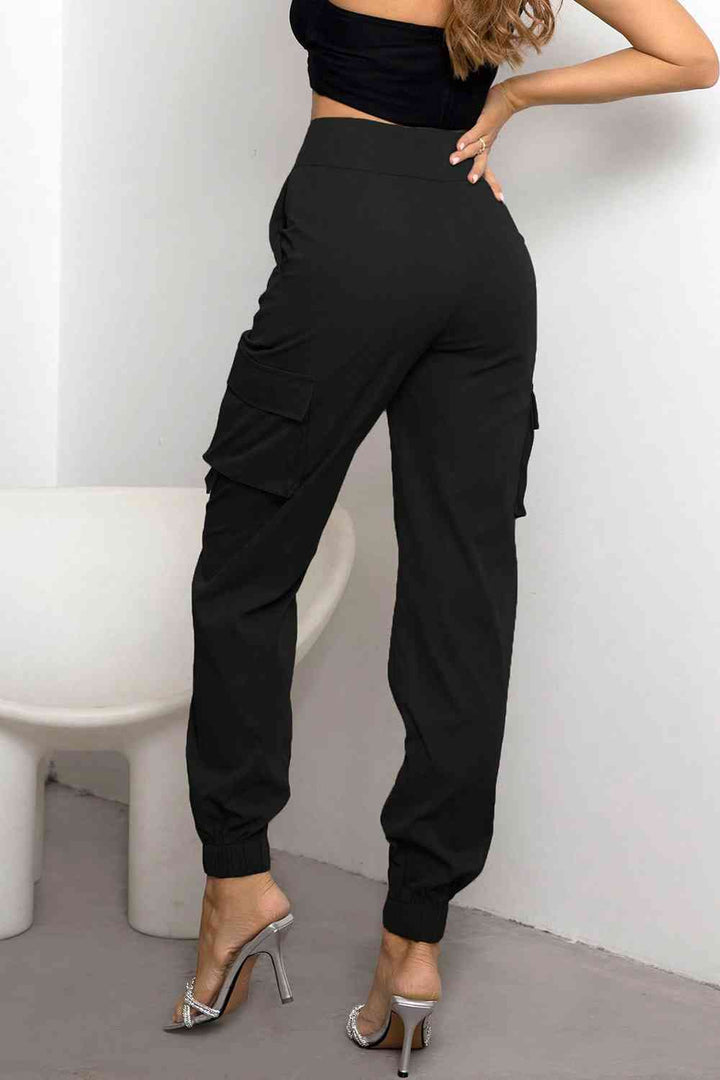 Natasha | Women’s High Waisted Cargo Jogger Pants