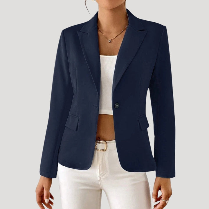 Camille | Women’s Lightweight Fitted Blazer with One Button