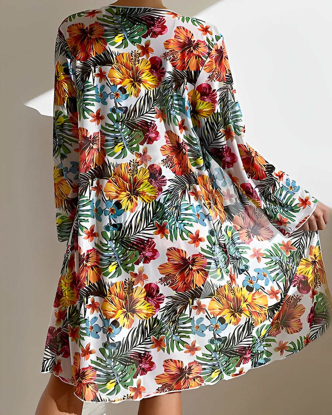 Vivara | Women’s Three-Piece Floral Print Bikini Set