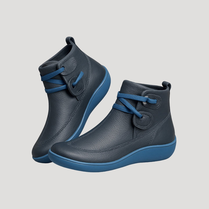 Sienna | Women’s Leather Ankle Boots with Strap Style