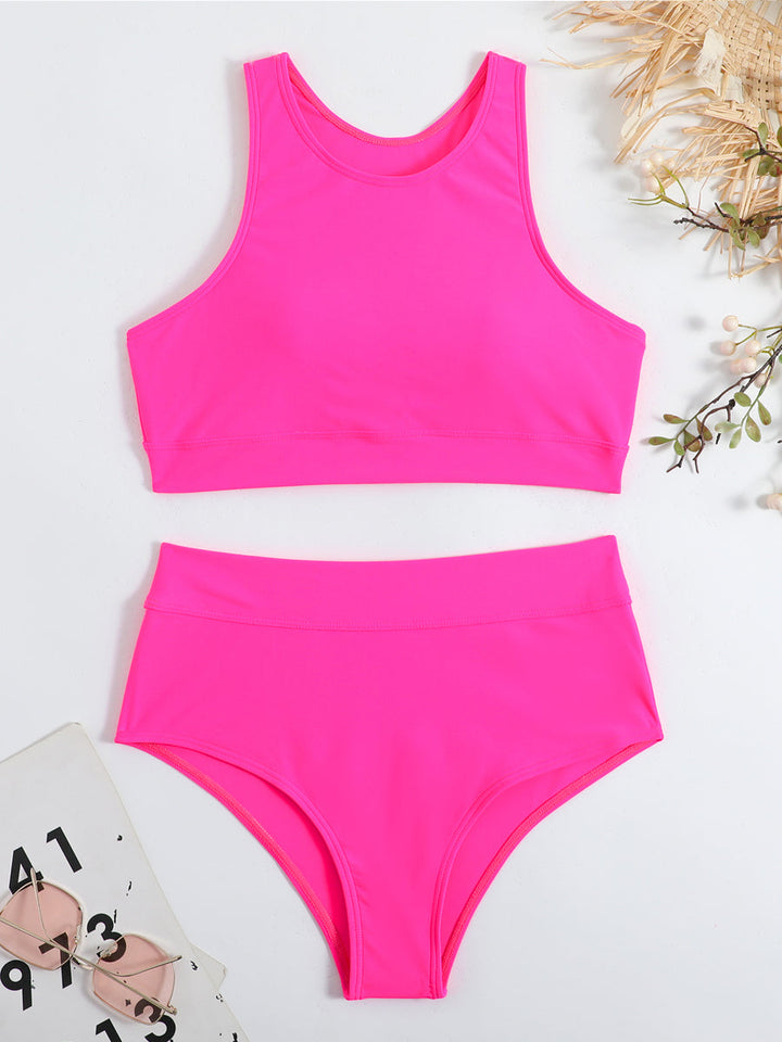 Solene | Women’s Sporty Zip Bikini Set