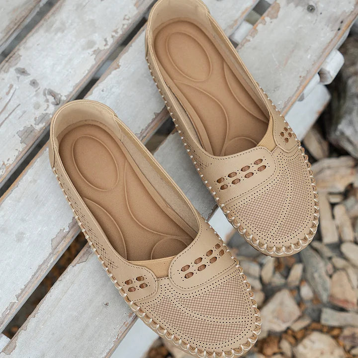 Madeline | Women's Slip-on Loafers with Stitched Style