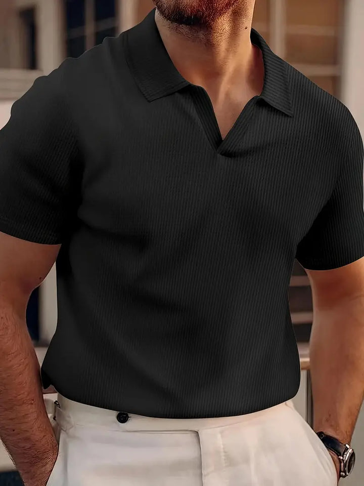 Philip | Men’s Classic Polo Shirt with V-neckline