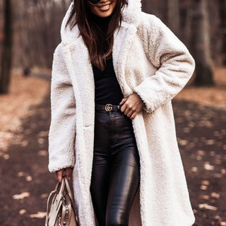Kendra | Women's Oversized Hooded Teddy Coat