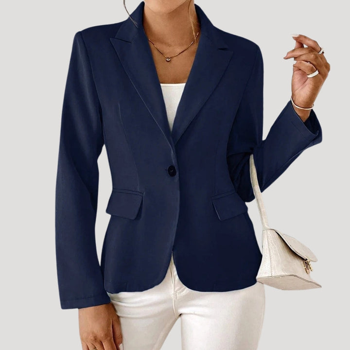 Camille | Women’s Lightweight Fitted Blazer with One Button