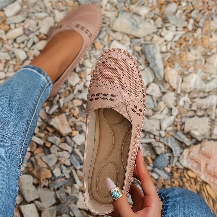 Madeline | Women's Slip-on Loafers with Stitched Style