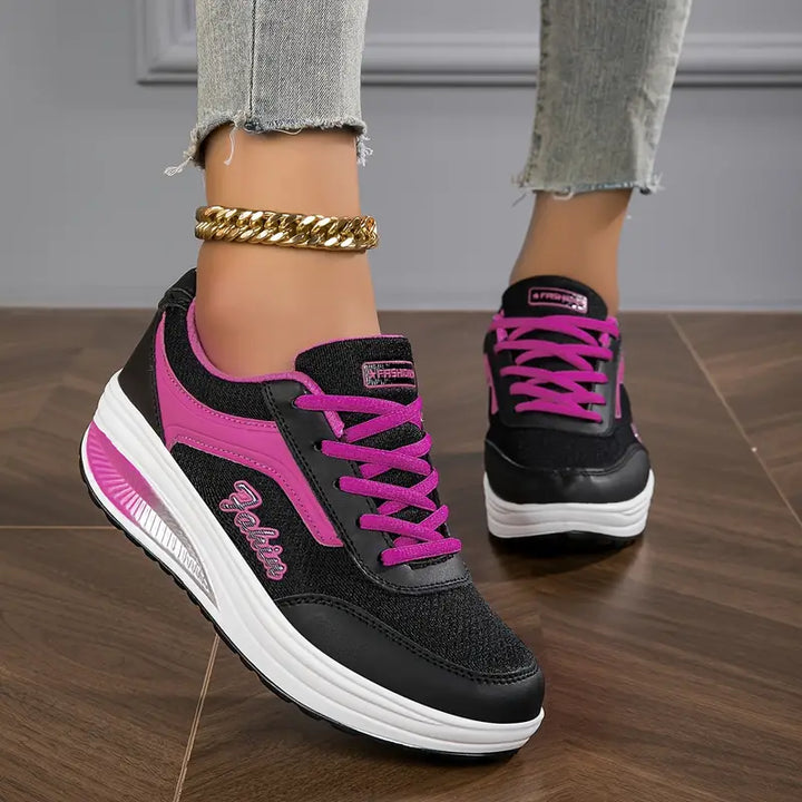 Orlina | Women’s Orthopedic Wedge Shoes with Lace-up
