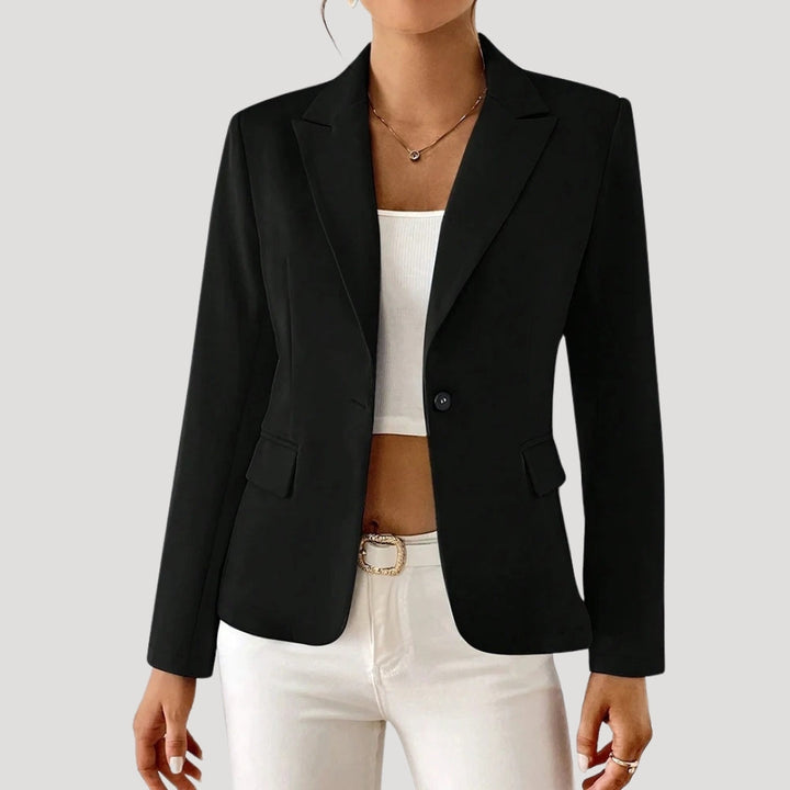 Camille | Women’s Lightweight Fitted Blazer with One Button