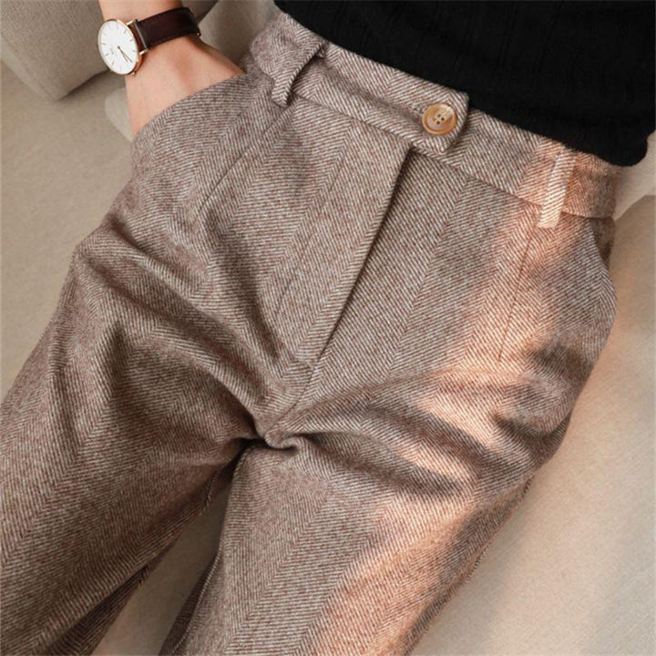 Rowan | Men's Herringbone Tailored Trousers
