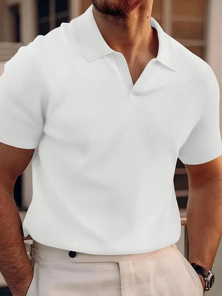 Philip | Men’s Classic Polo Shirt with V-neckline