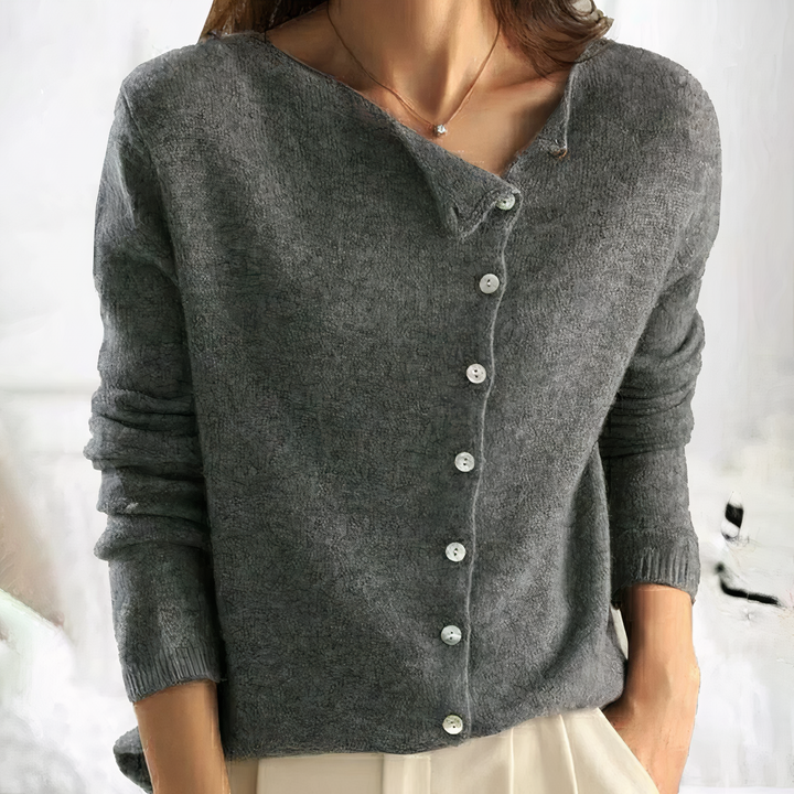 Elaria | Women’s Chic Button‑Front Knitted Cardigan
