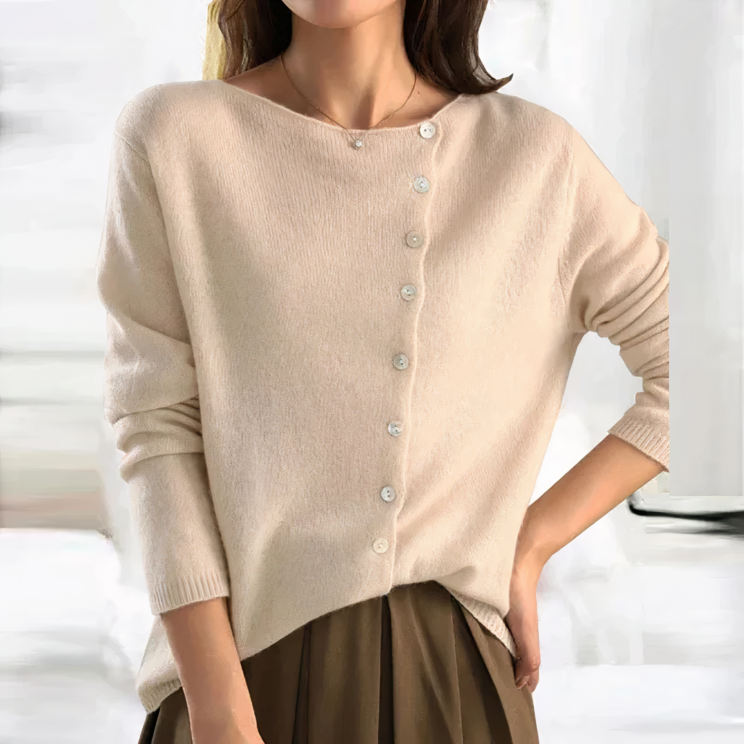 Elaria | Women’s Chic Button‑Front Knitted Cardigan