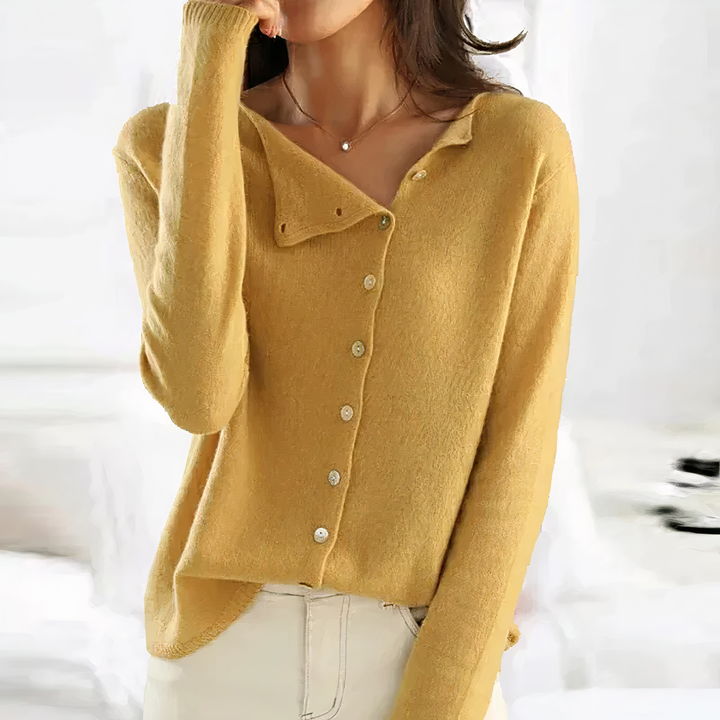 Elaria | Women’s Chic Button‑Front Knitted Cardigan