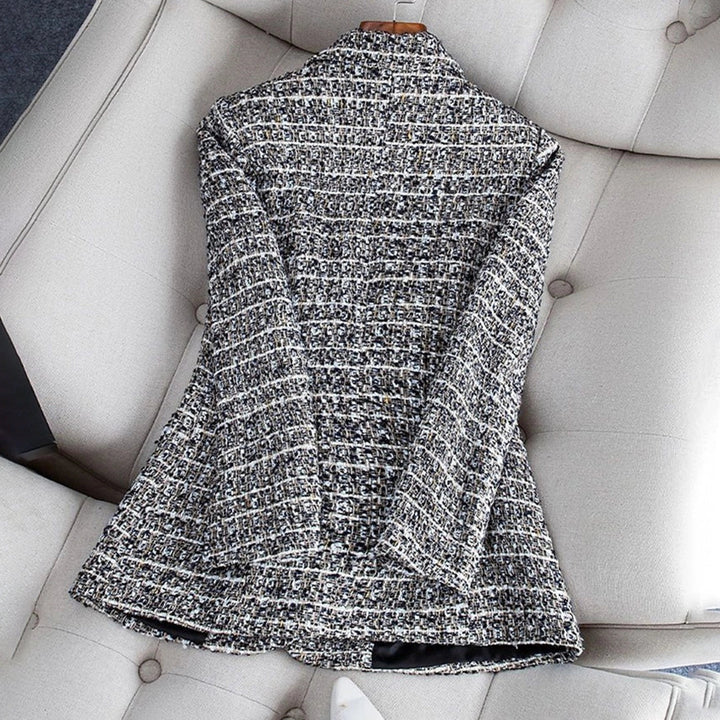 Manilyn | Women's Tweed Blazer with Pearl Buttons