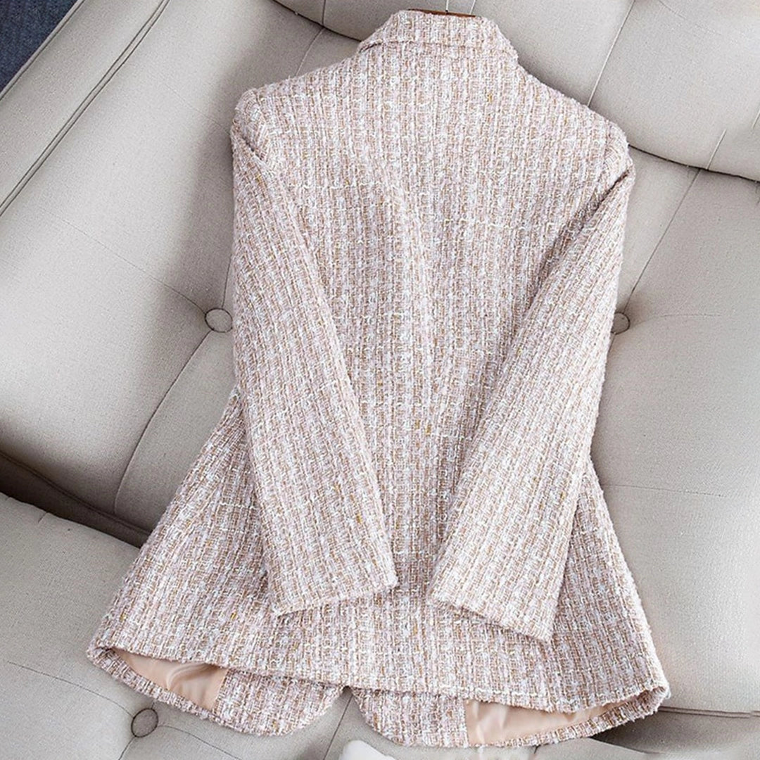 Manilyn | Women's Tweed Blazer with Pearl Buttons
