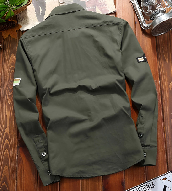 Atlas | Men's Tactical Military Jacket with Embroidered