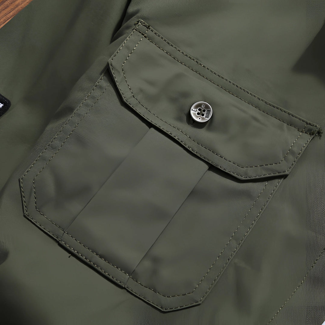 Atlas | Men's Tactical Military Jacket with Embroidered
