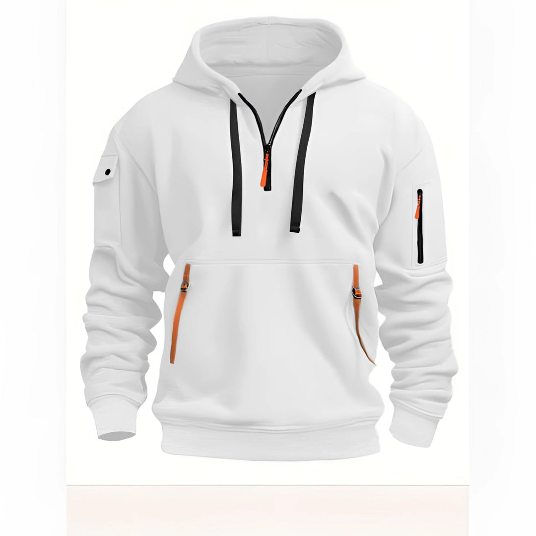 Sato | Men's Tactical Zip-Up Hoodie with Multi-Pockets