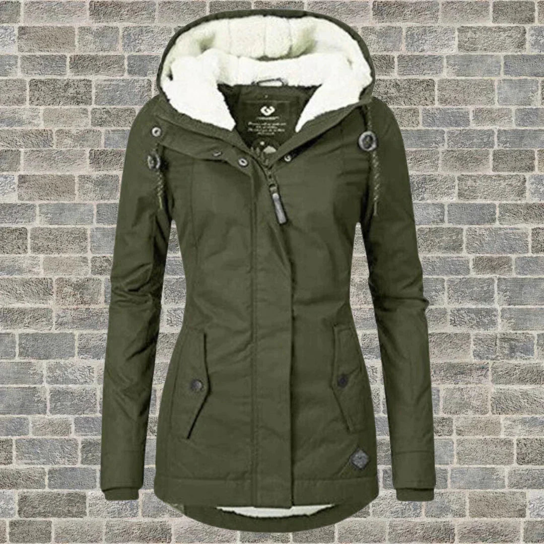Arctica | Women's Waterproof Jacket with Hood and Fleece Lining