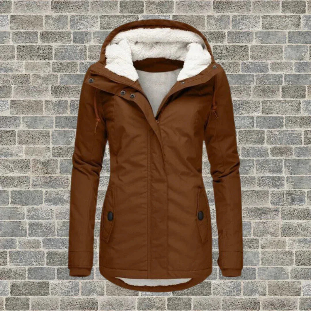 Arctica | Women's Waterproof Jacket with Hood and Fleece Lining