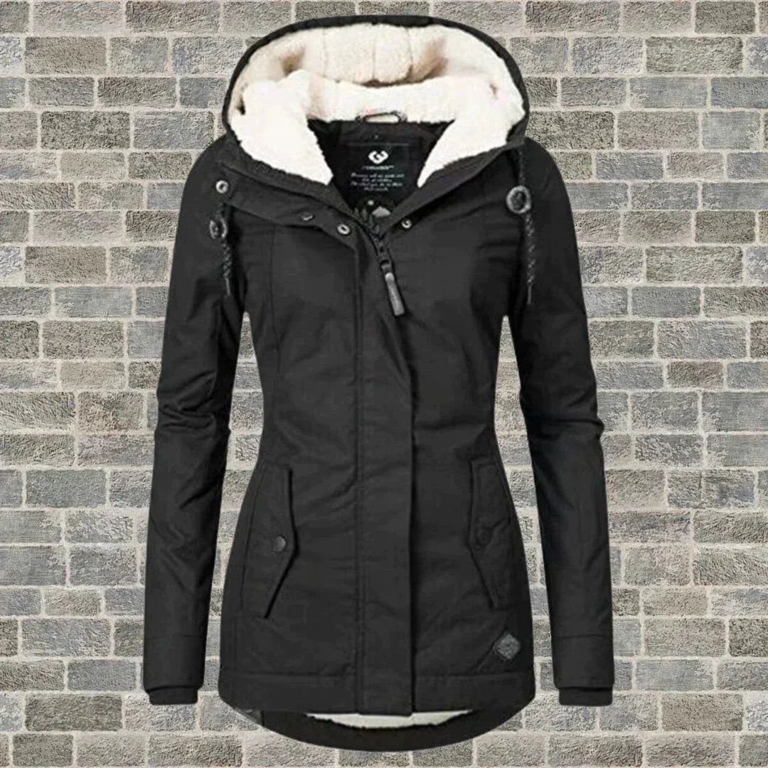 Arctica | Women's Waterproof Jacket with Hood and Fleece Lining