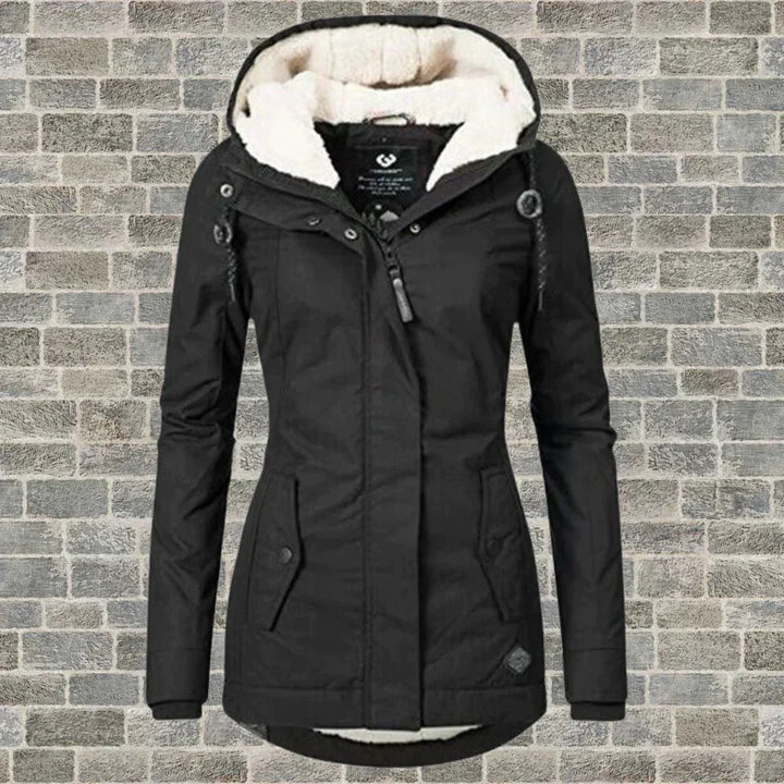 Arctica | Women's Waterproof Jacket with Hood and Fleece Lining