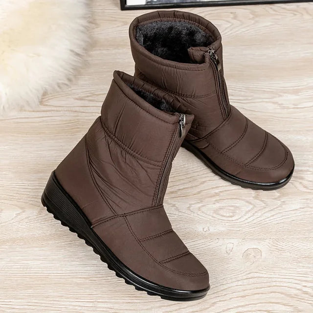 Skye | Women’s Waterproof Winter Ankle Boots with Zipper