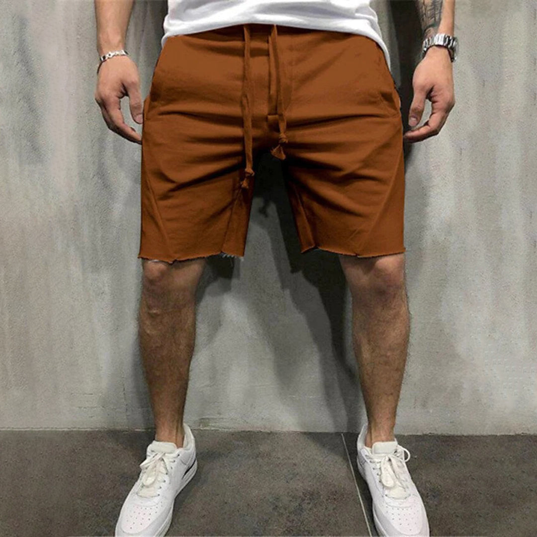 Rydell | Men’s Casual Drawstring Shorts with Raw Hem