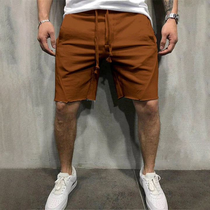 Rydell | Men’s Casual Drawstring Shorts with Raw Hem