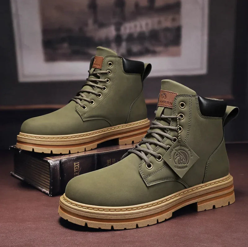Bennett | Men’s Leather Boots with Padded Collar