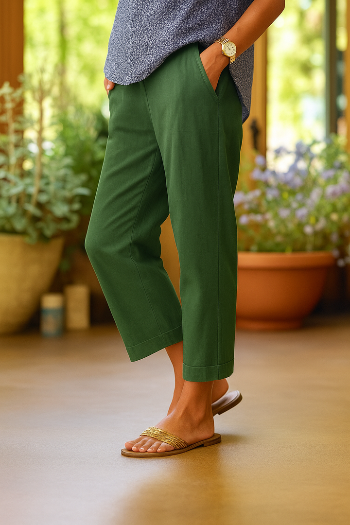Luna | Women's Lightweight Straight Leg Summer Trousers