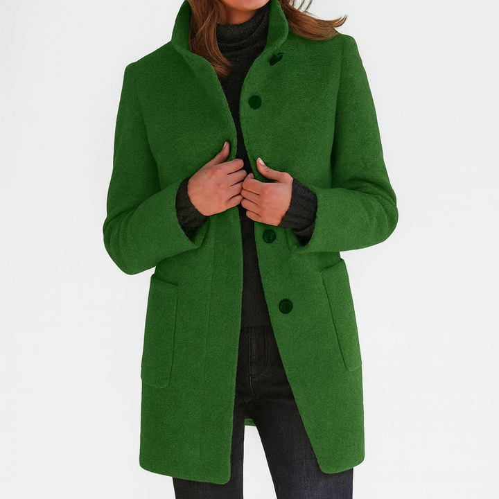 Carmelle | Women's Mid-Length Winter Coat with Pockets