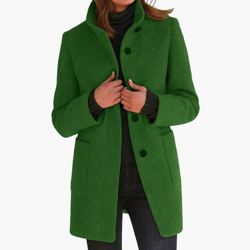 Nora | Women’s Mid-Length Winter Coat with Pockets