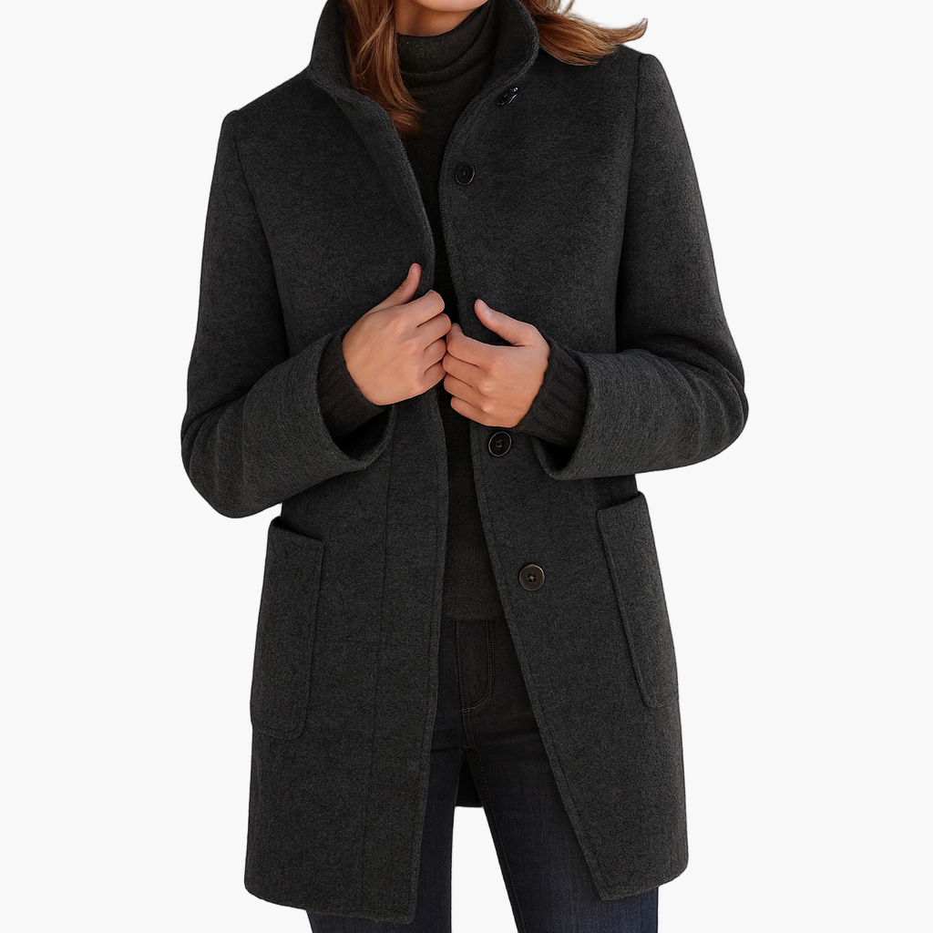 Nora | Women’s Mid-Length Winter Coat with Pockets