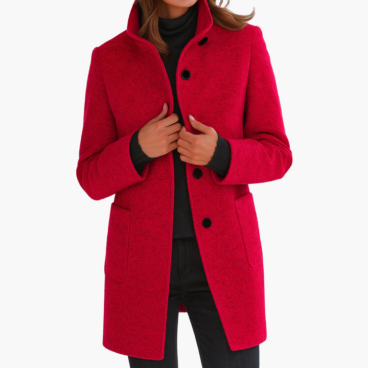Nora | Women’s Mid-Length Winter Coat with Pockets