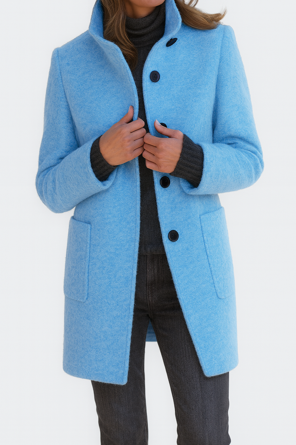 Carmelle | Women's Mid-Length Winter Coat with Pockets