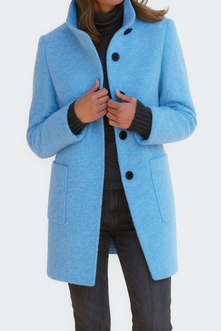 Carmelle | Women's Mid-Length Winter Coat with Pockets