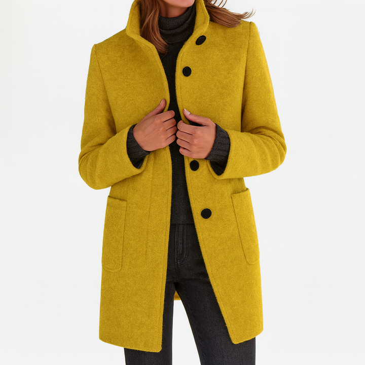 Carmelle | Women's Mid-Length Winter Coat with Pockets
