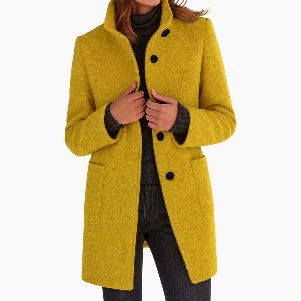 Nora | Women’s Mid-Length Winter Coat with Pockets