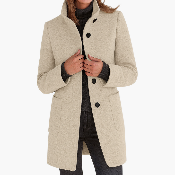 Nora | Women’s Mid-Length Winter Coat with Pockets