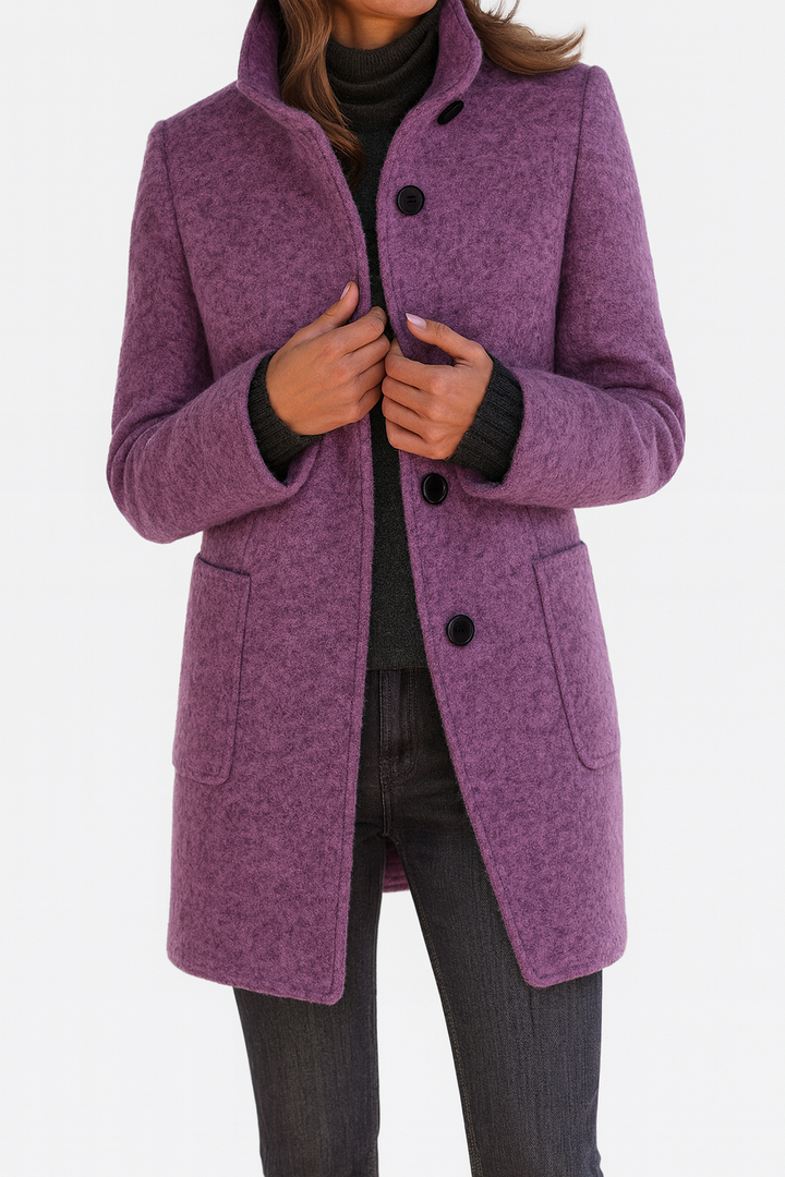 Carmelle | Women's Mid-Length Winter Coat with Pockets